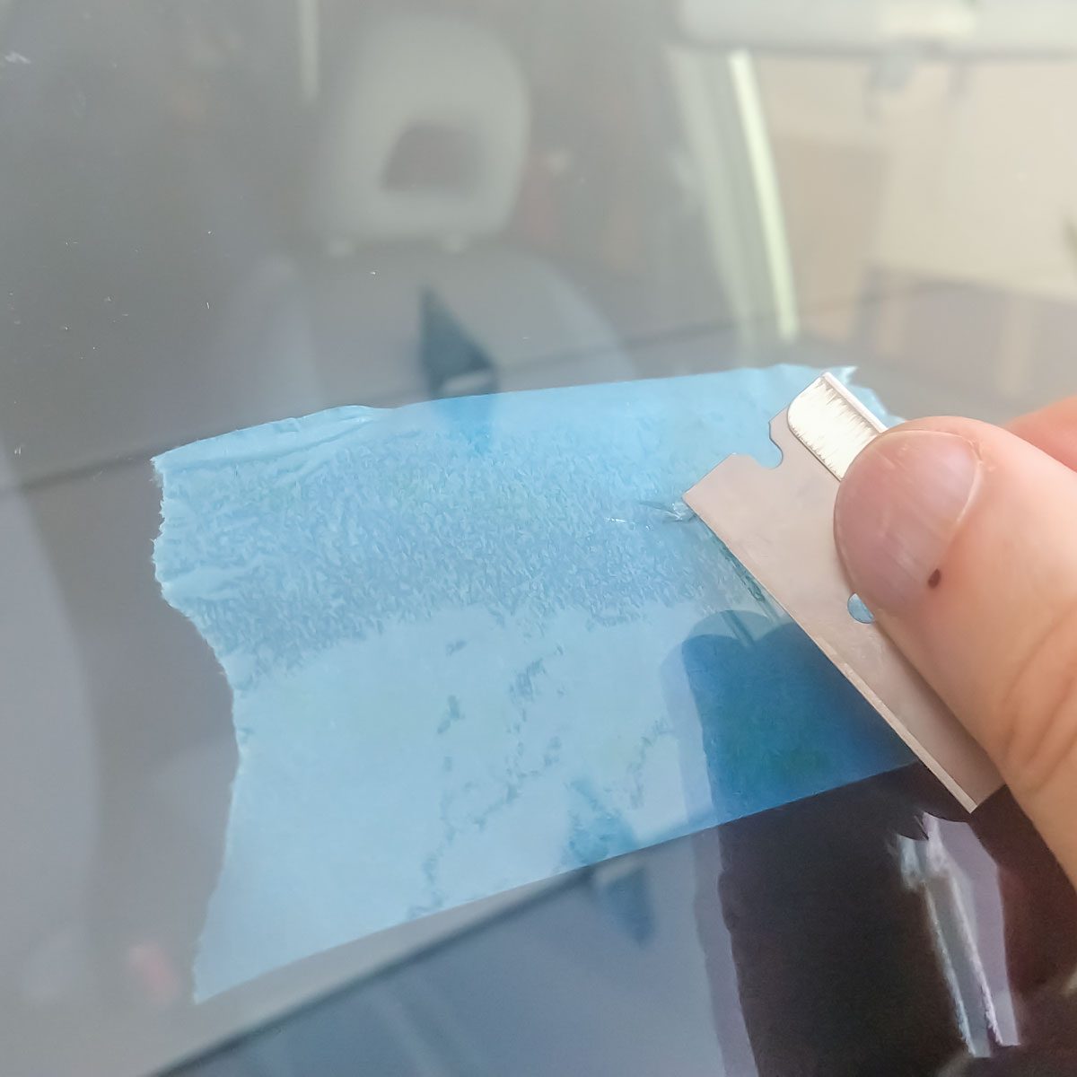 Clean damaged area