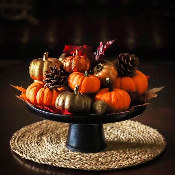 Dollar Store Fall Centerpiece Courtesy Eaternallyfresh Instagram