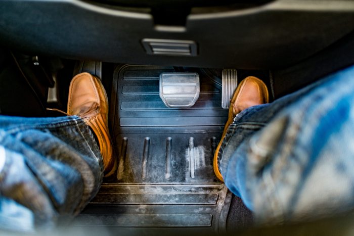 Checking Brake and Gas pedal