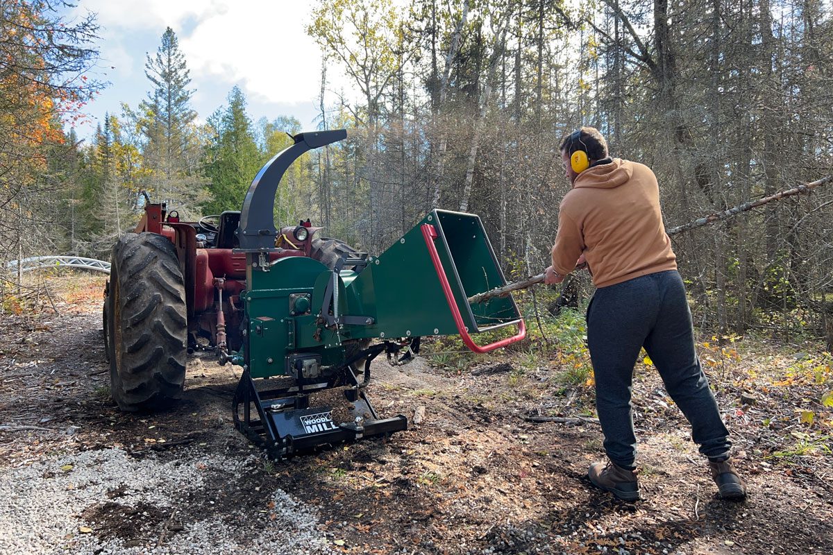 How To Use a PTO Wood Chipper