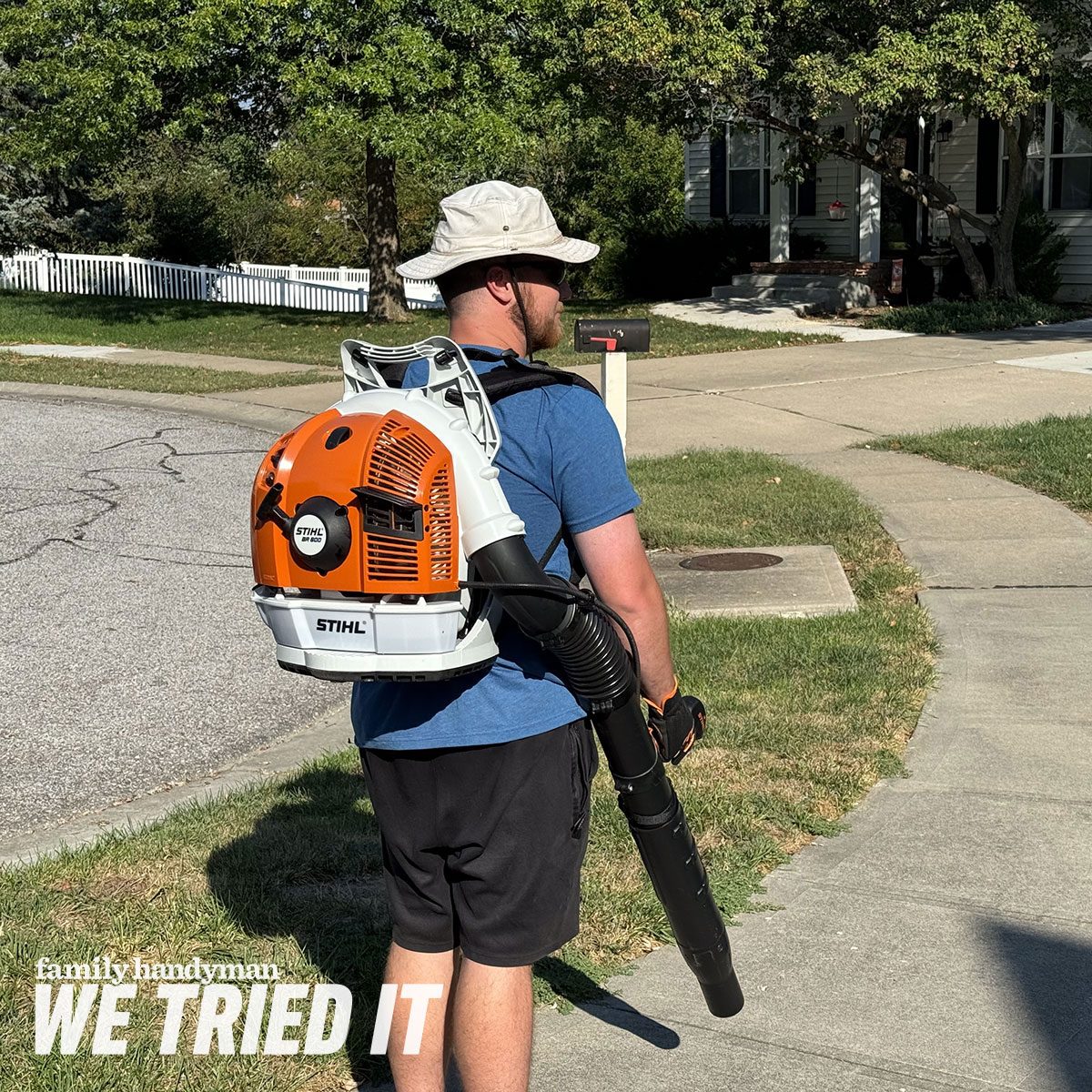 We Tried the Stihl BR 600 Backpack Blower, and It’s a Must-Have for Fall Cleanup