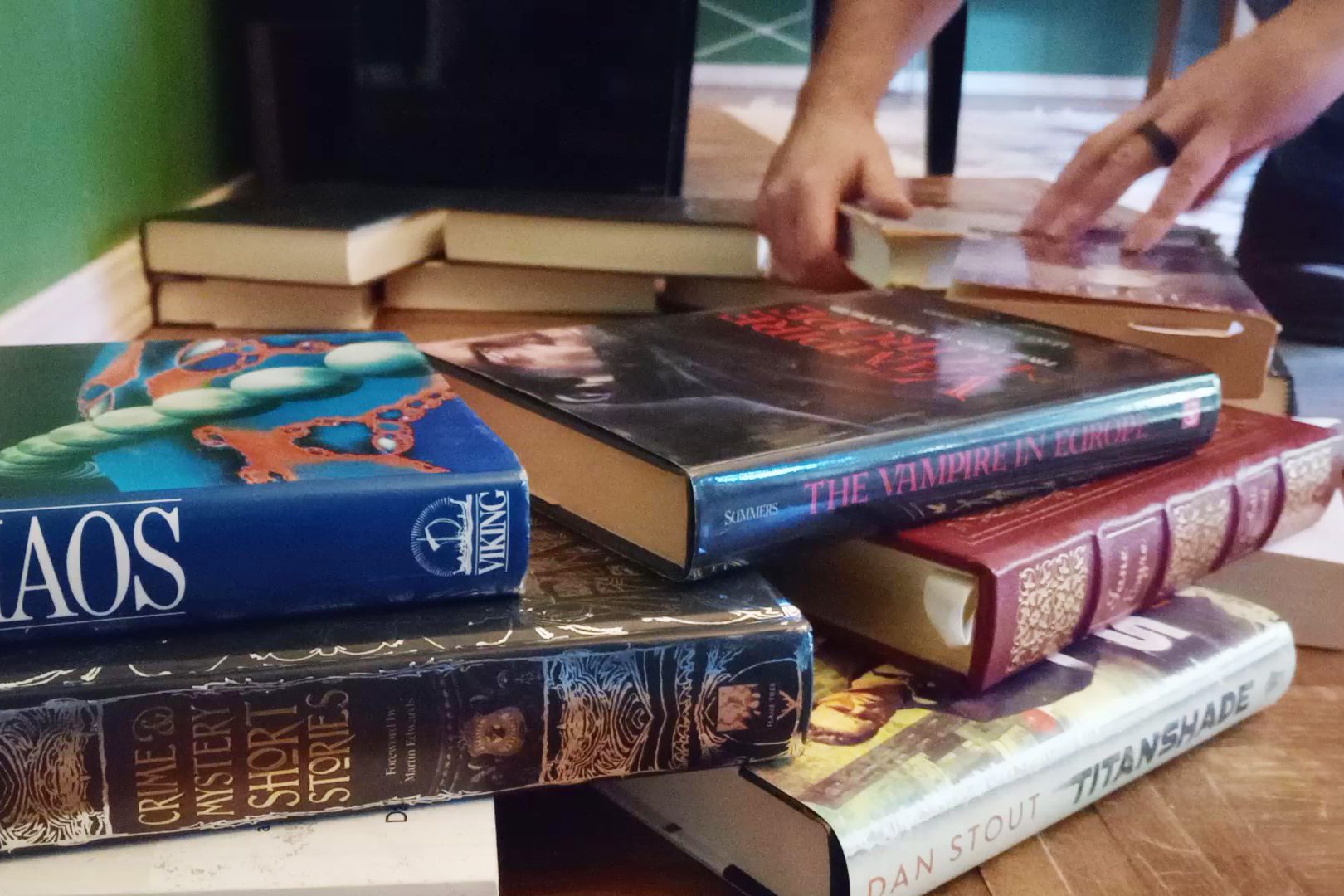 layering books