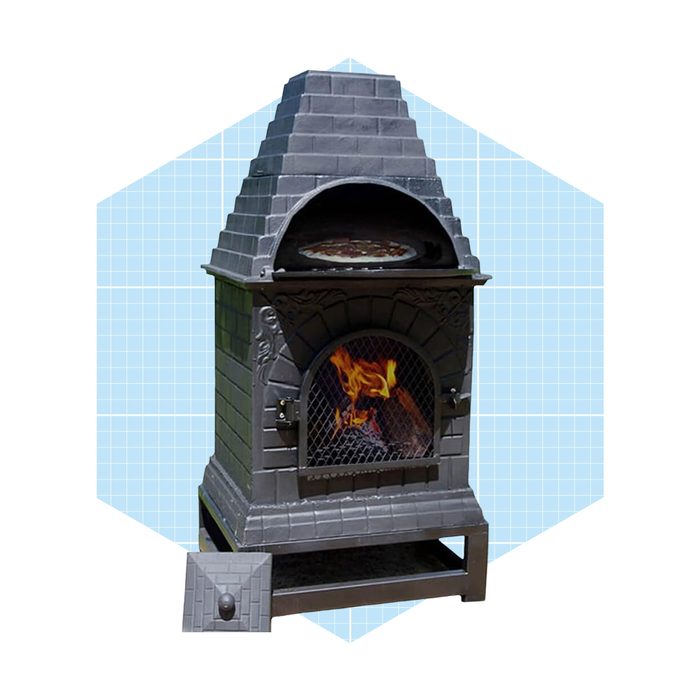 Blue Rooster Casita Grill Chiminea With Pizza Oven