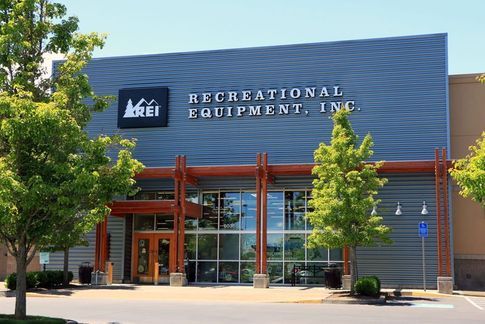 Recreational Equipment Incorporated store entry