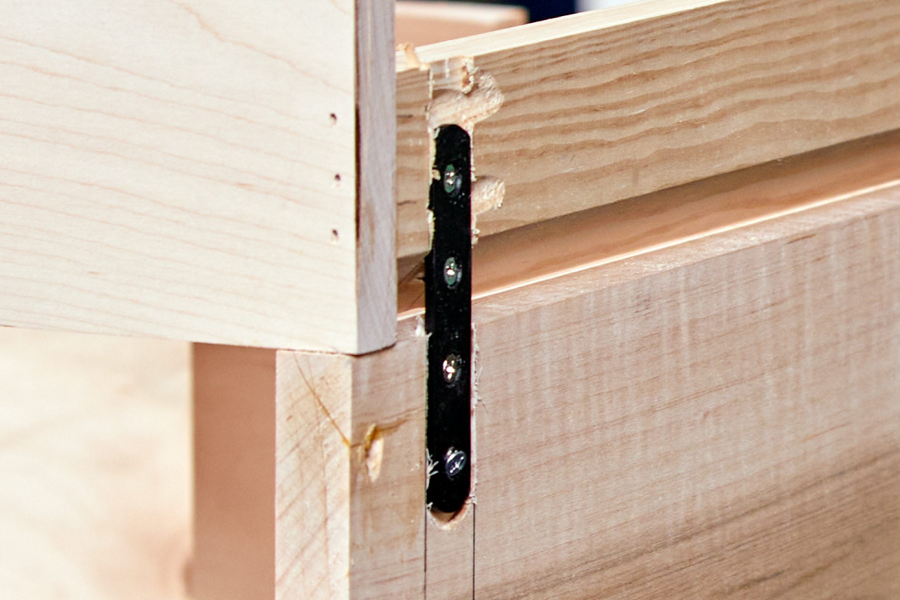 How To Build A Bathroom Vanity Install support straps