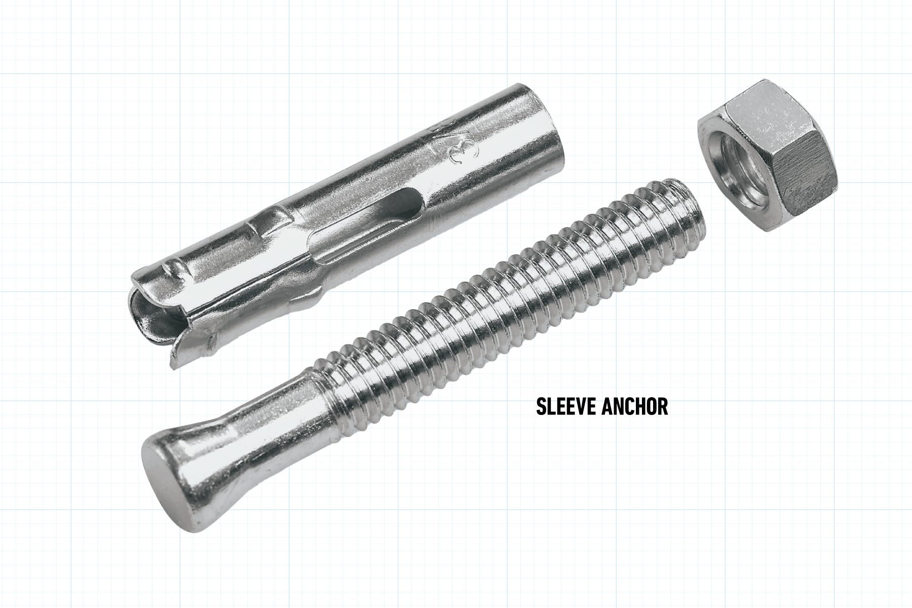 How To Install An Outdoor Stair Railing On Concrete Steps Close Up Of Sleeve Anchors