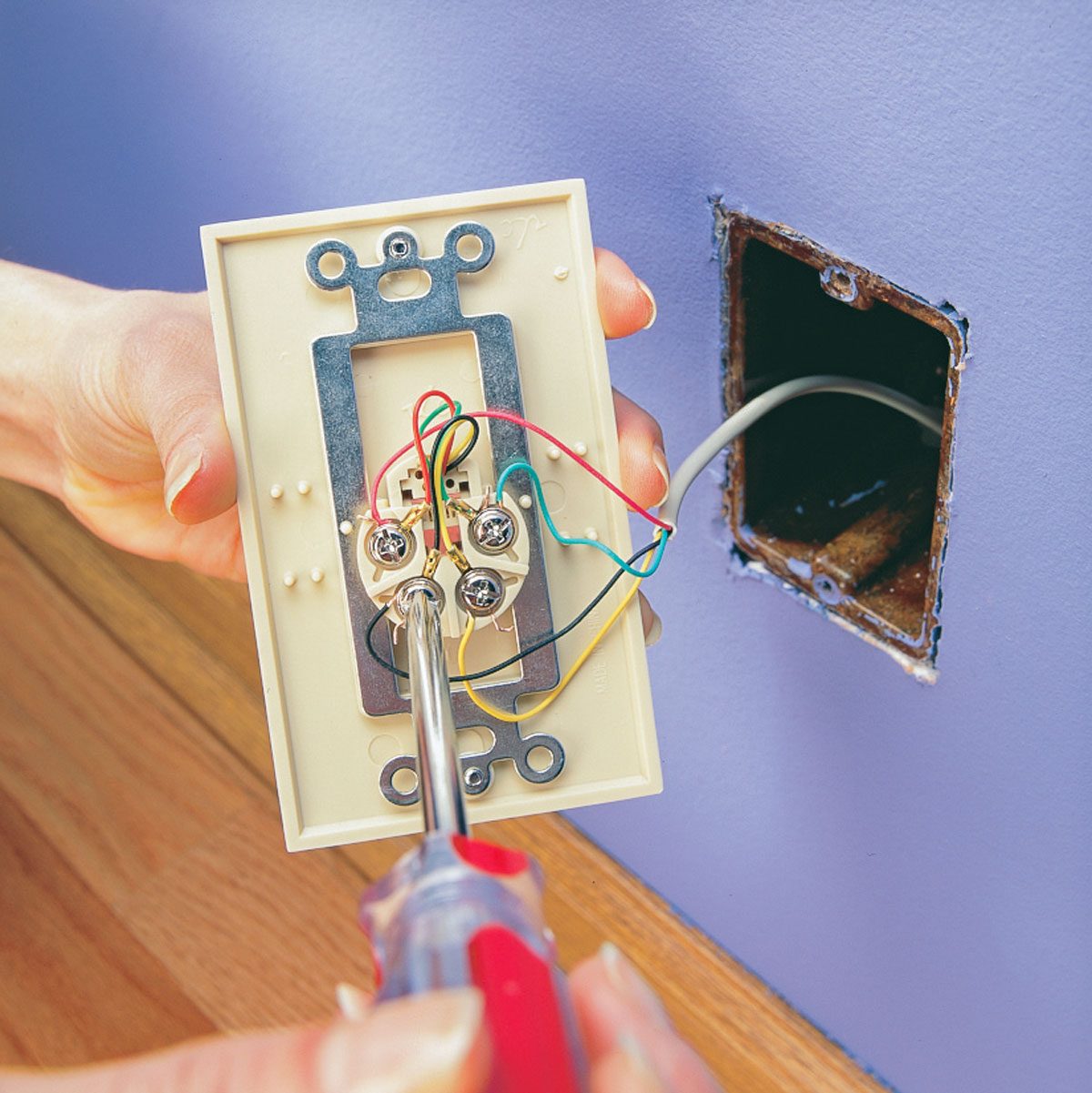 Disconnect The Old Wall Phone Jack