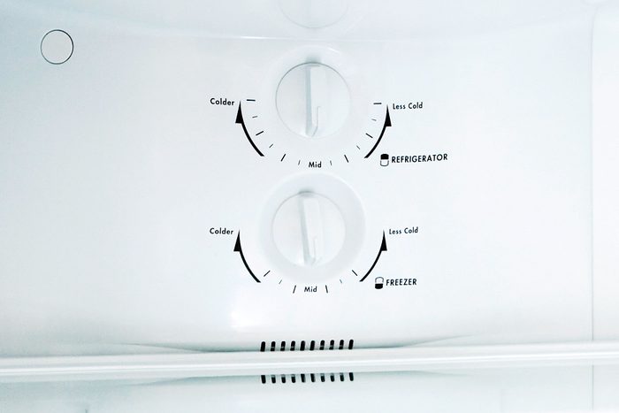 fridge temperature dials