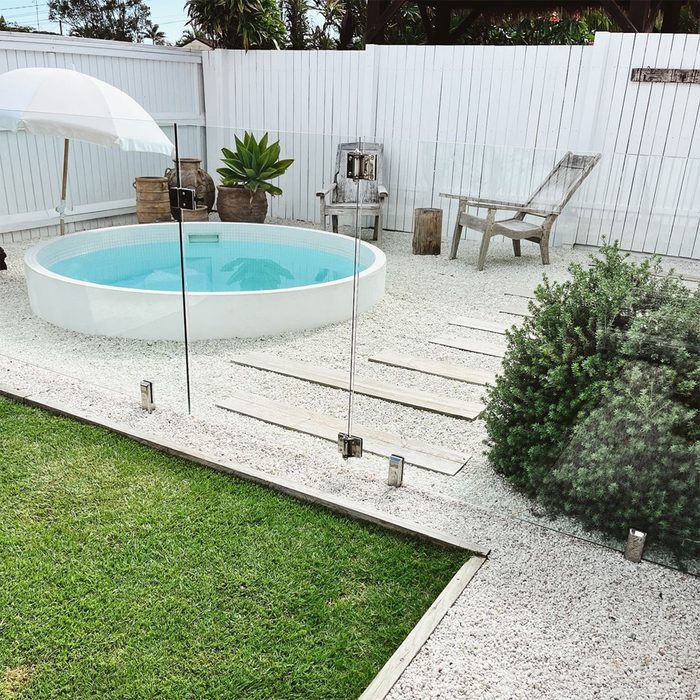 9 Plunge Pool Ideas Round Plunge Pool Courtesy @caba Cottage Instagram