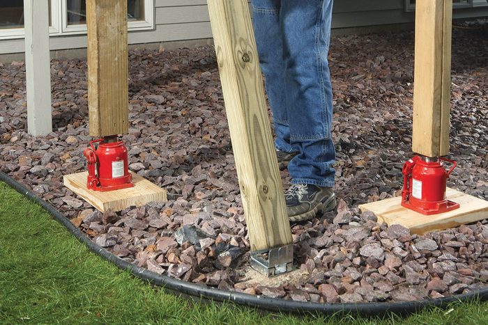 Install new deck posts