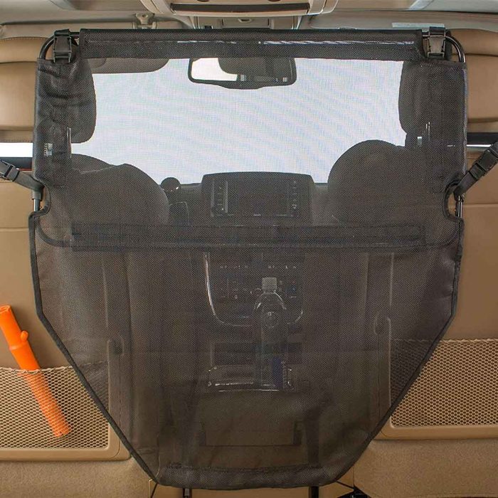 High Road Car Front Seat Barrier Heavy Duty Metal Frame Dog Gate For Cars