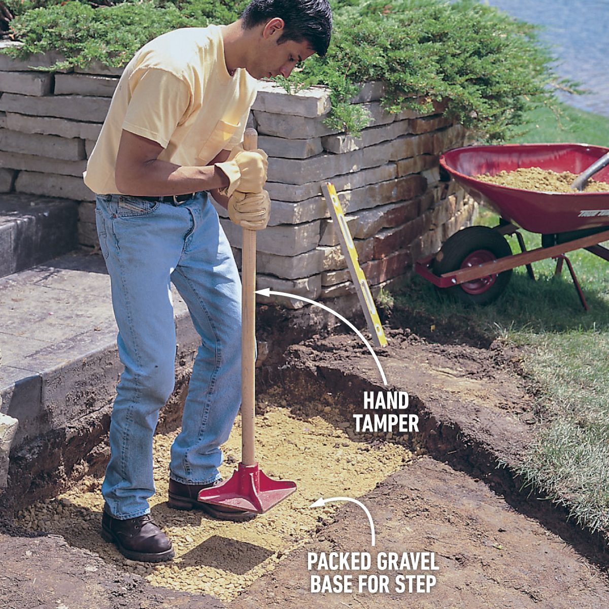 Tamp The Step Base 