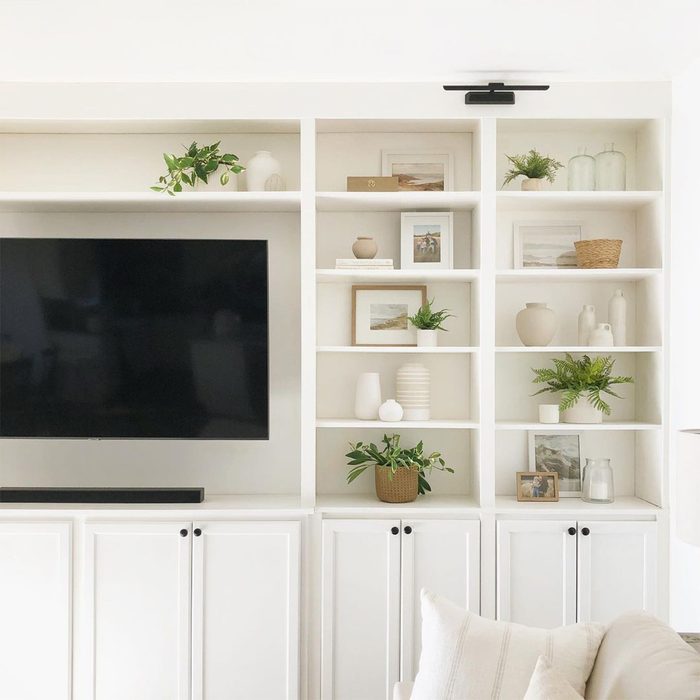 DIY Built-In TV Wall
