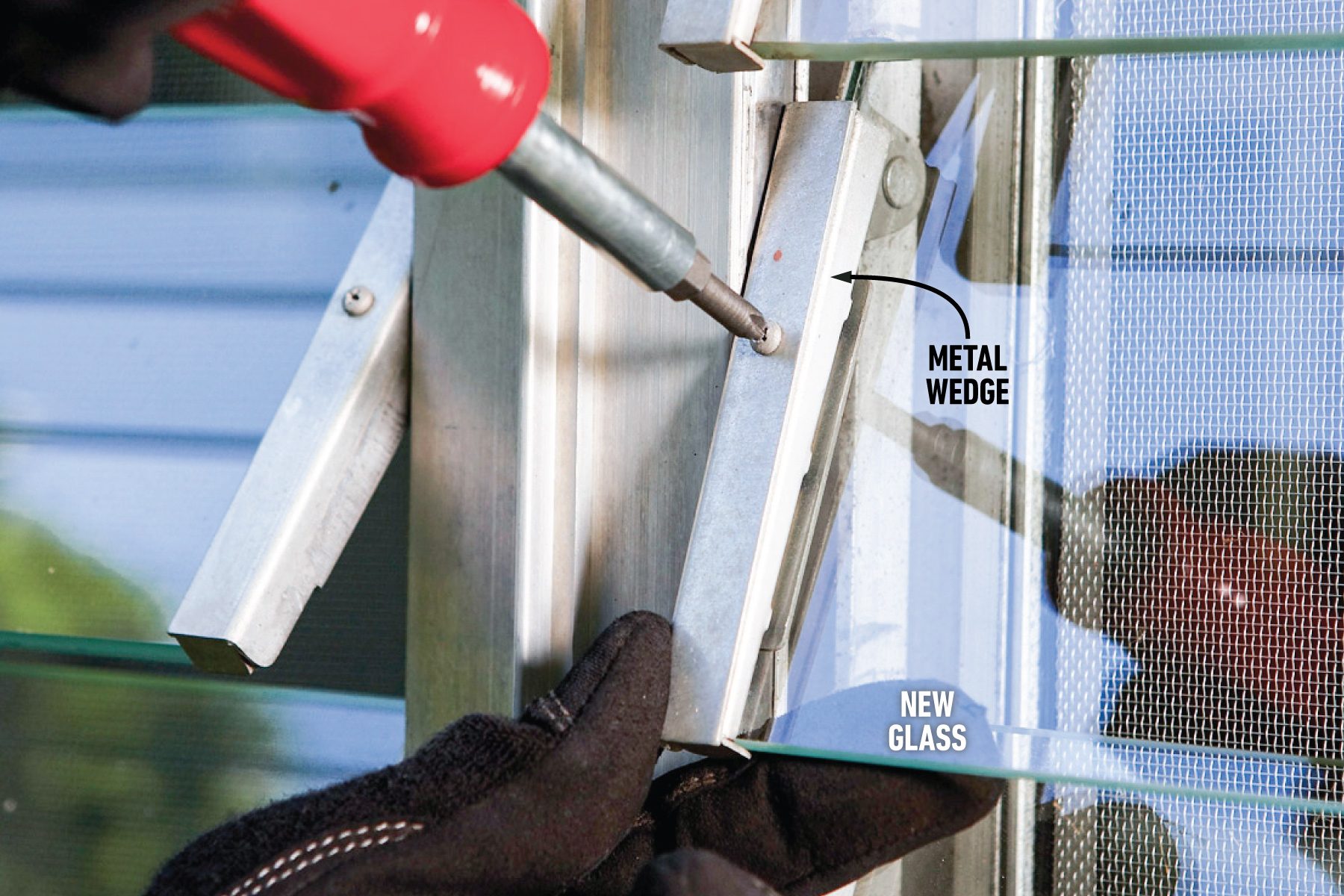 How To Repair Jalousie Windows Glass Window Repair Install the new glass