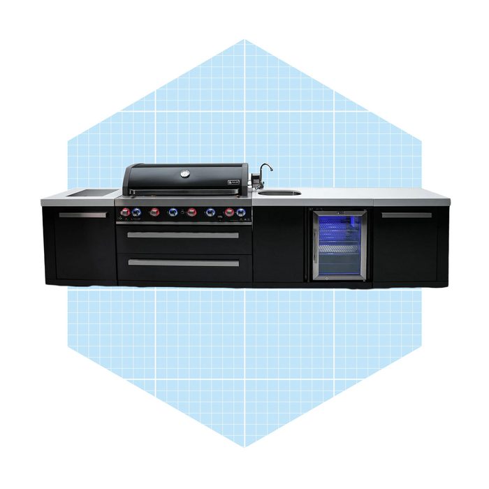 Mont Alpi 805 Deluxe Propane Gas Island Grill