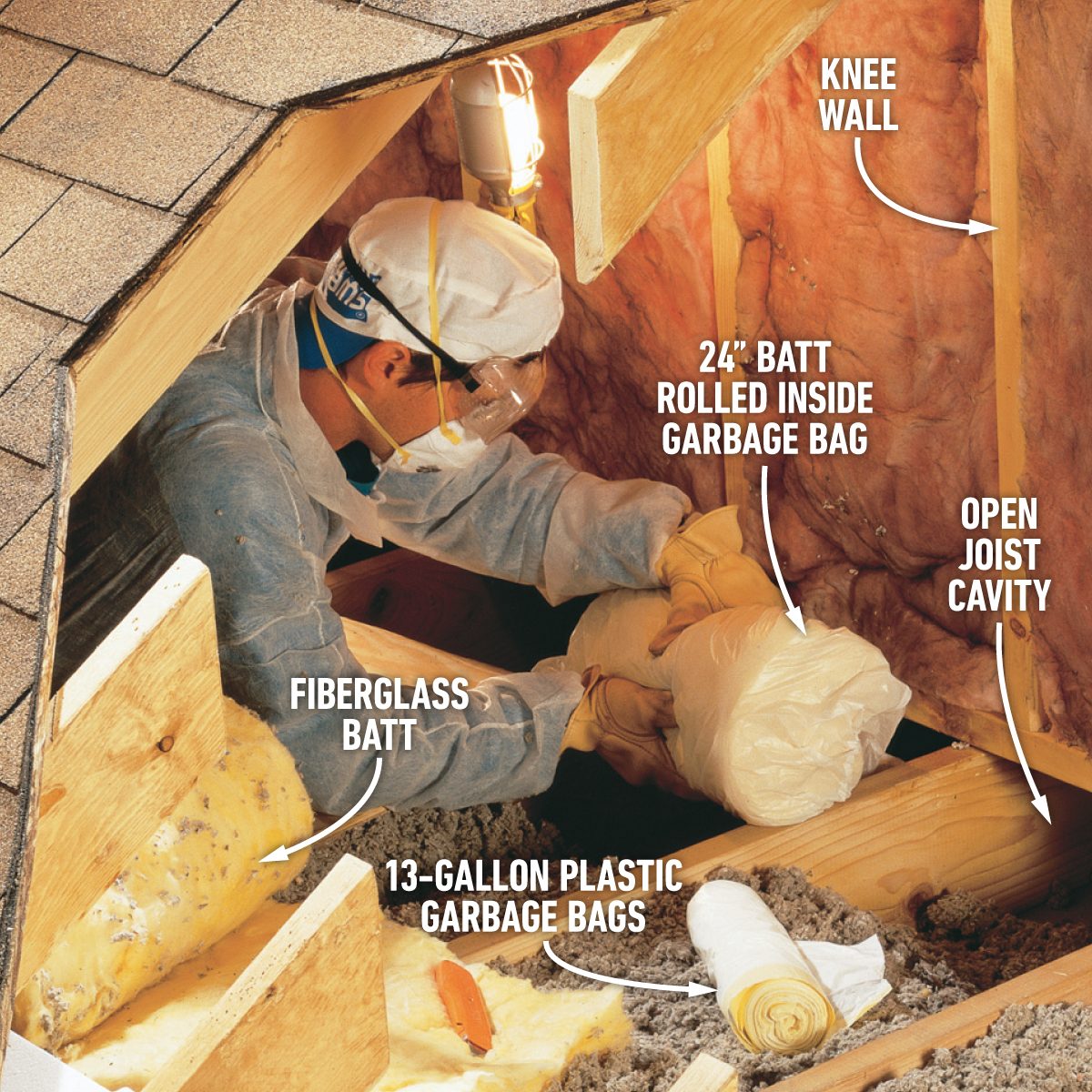 Seal Joist Spaces 