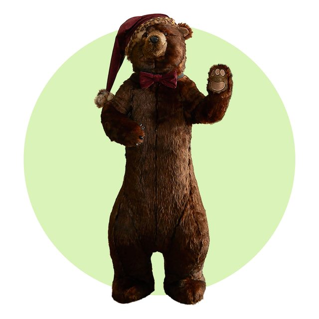 Decorating With Woodland Animals For Christmas You Need These Cuties Asap Realms Of Glory Standing Cinnamon Bear