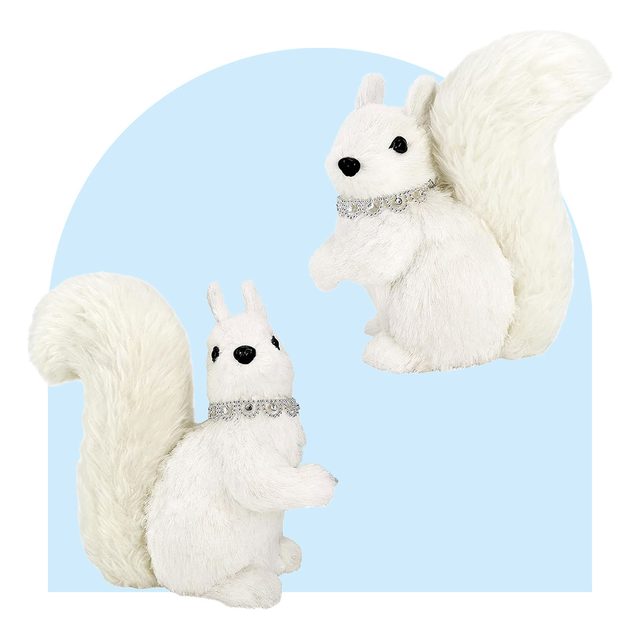 Decorating With Woodland Animals For Christmas You Need These Cuties Asap Sisal Christmas Squirrel Set