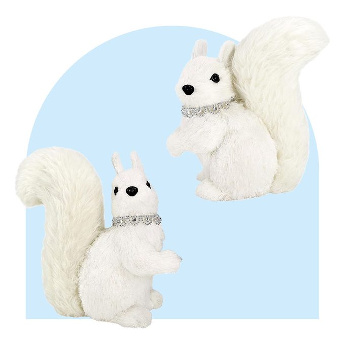 Decorating With Woodland Animals For Christmas You Need These Cuties Asap Sisal Christmas Squirrel Set