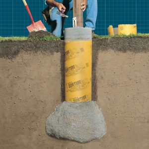 How To Pour Frost Proof Deck Footing