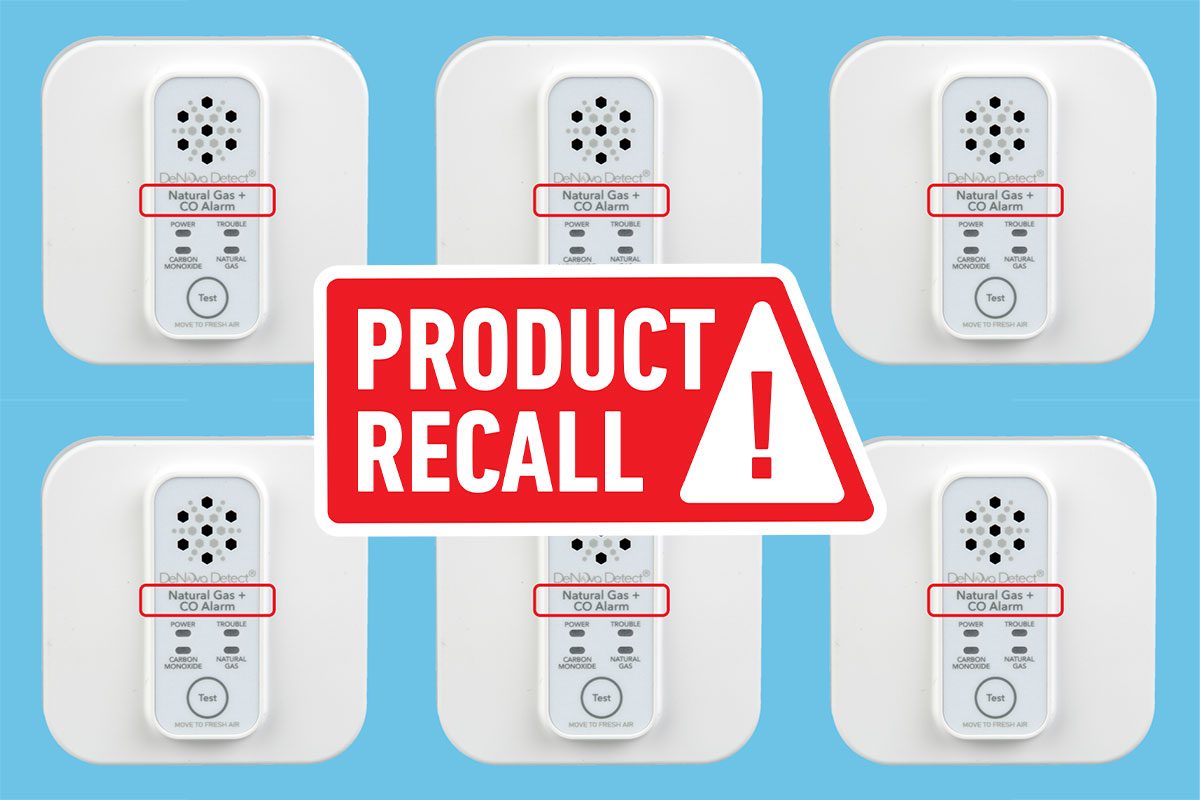 Over 26,000 Natural Gas and Carbon Monoxide Alarms Recalled
