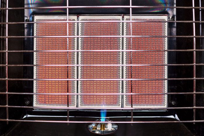 gas heater close-up