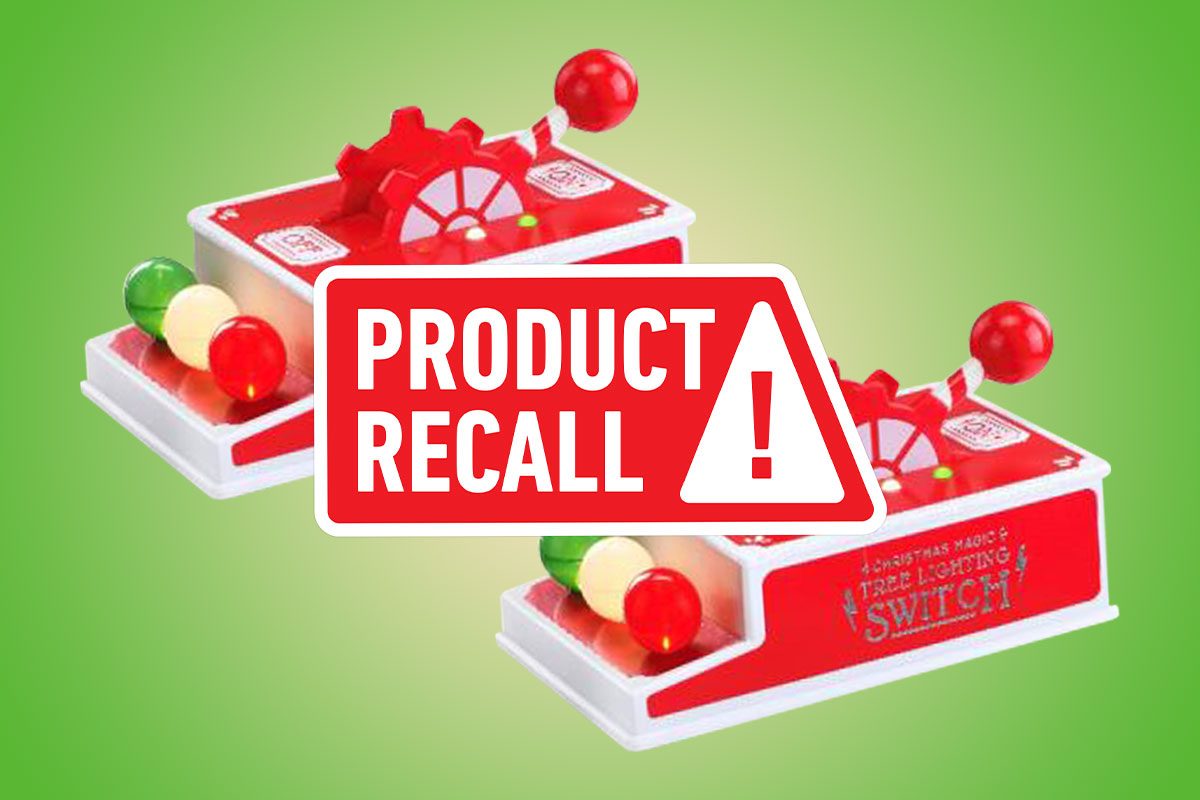 Christmas Tree Light Controllers Sold at Major Retailers Recalled Over Fire Risk