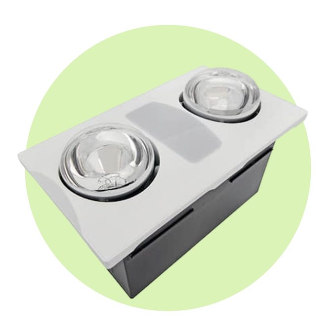 Aero Pure Bath Fan With Heat And Light Via Homedepot.com A