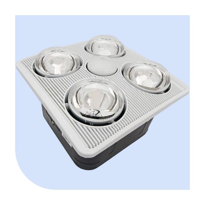 Aero Pure Quiet Fan With Heat And Light Via Homedepot.com A