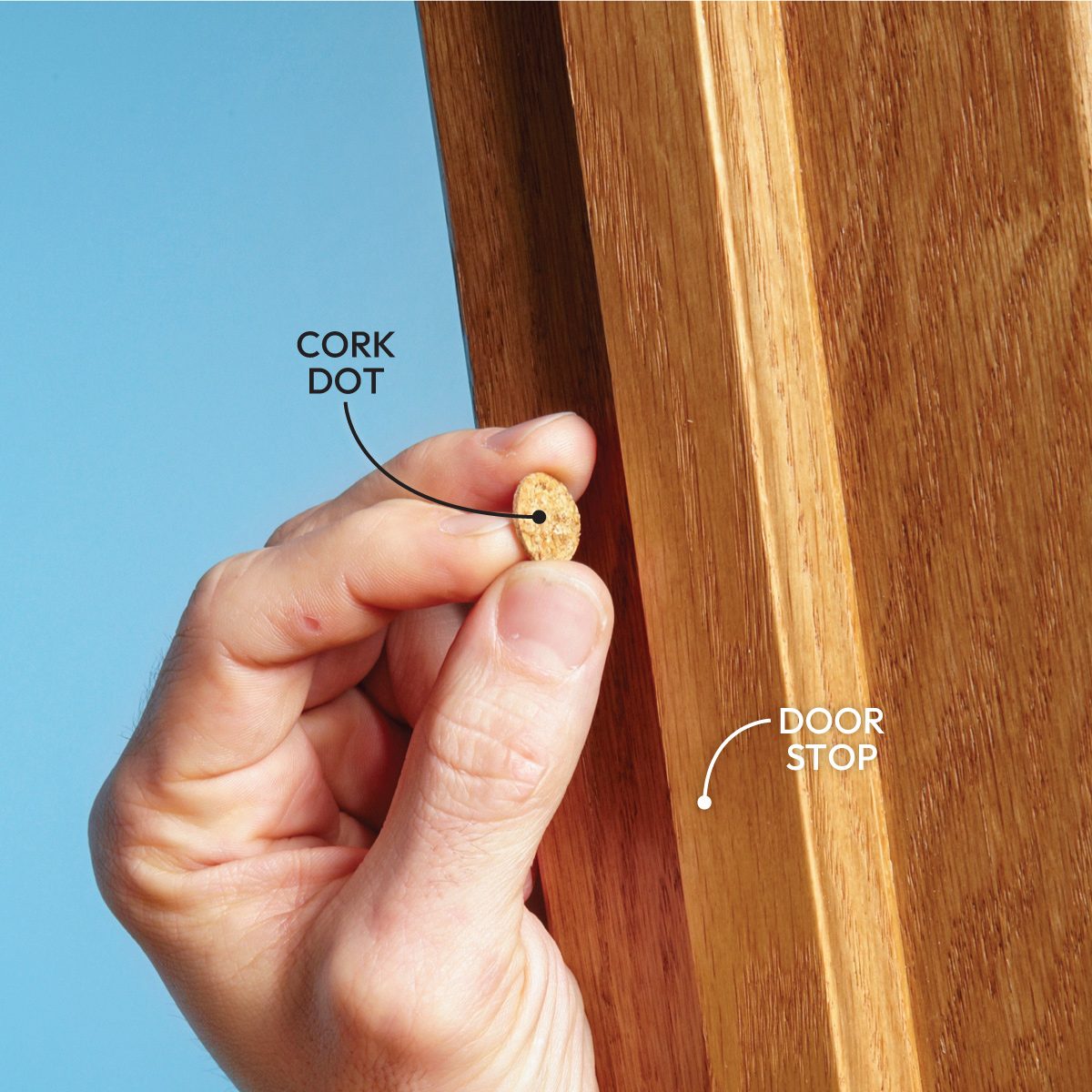 Annoying Home Noises And How To Eliminate Them Forever Fix for Rattling Doors: Fill the Gap with a Bumper