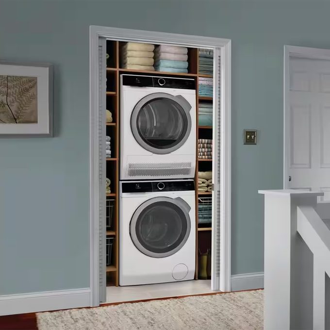 Electrolux 24 In 2.4 Cu. Ft. Compact Stackable Front Load Washer Via Homedepot.com