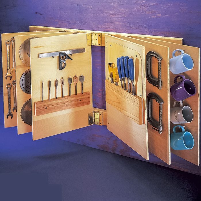 Flip Through Storage Rack