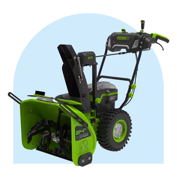 Greenworks 24 Inch Cordless Two Stage Snow Blower