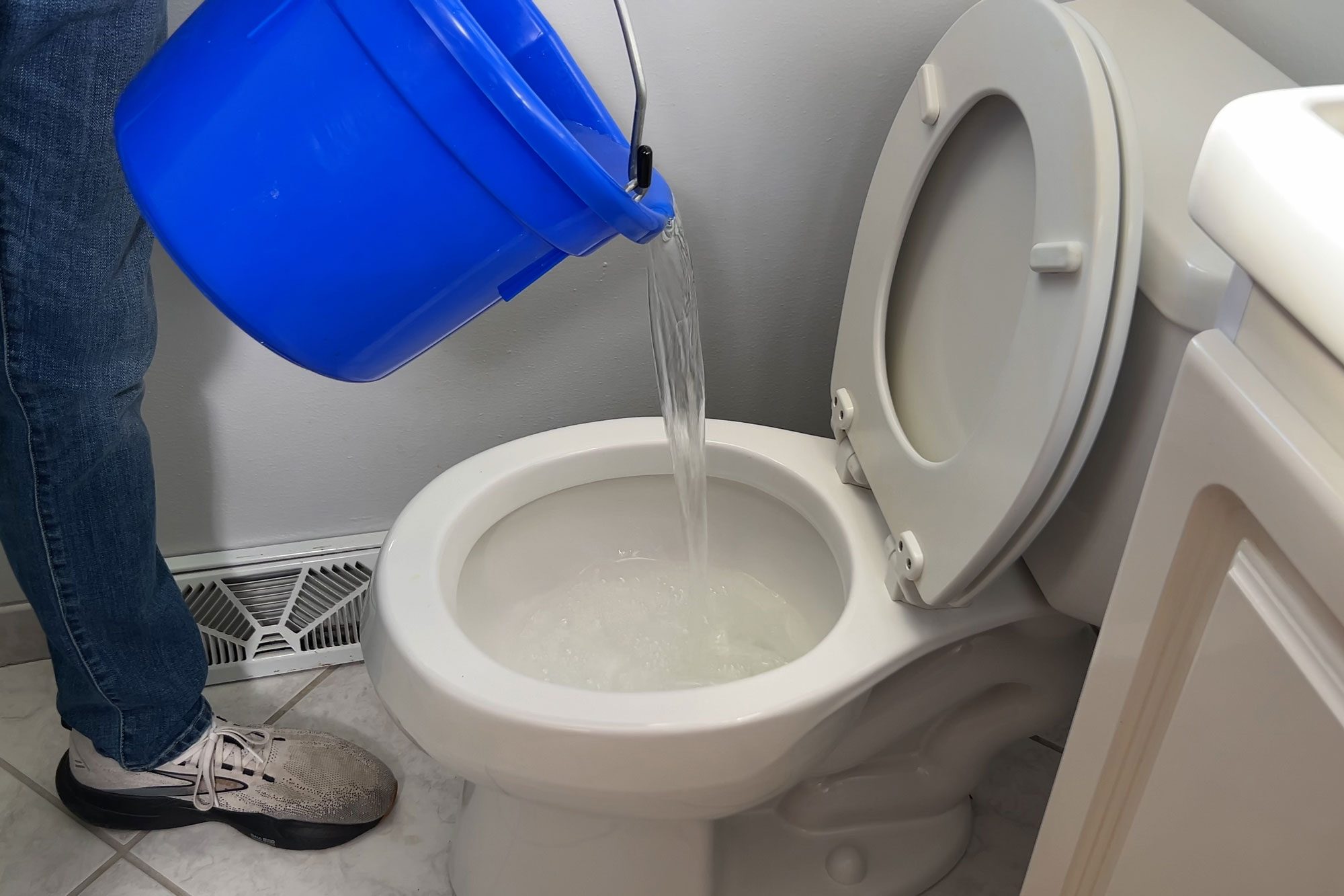 Pour A Steady Stream Of Water