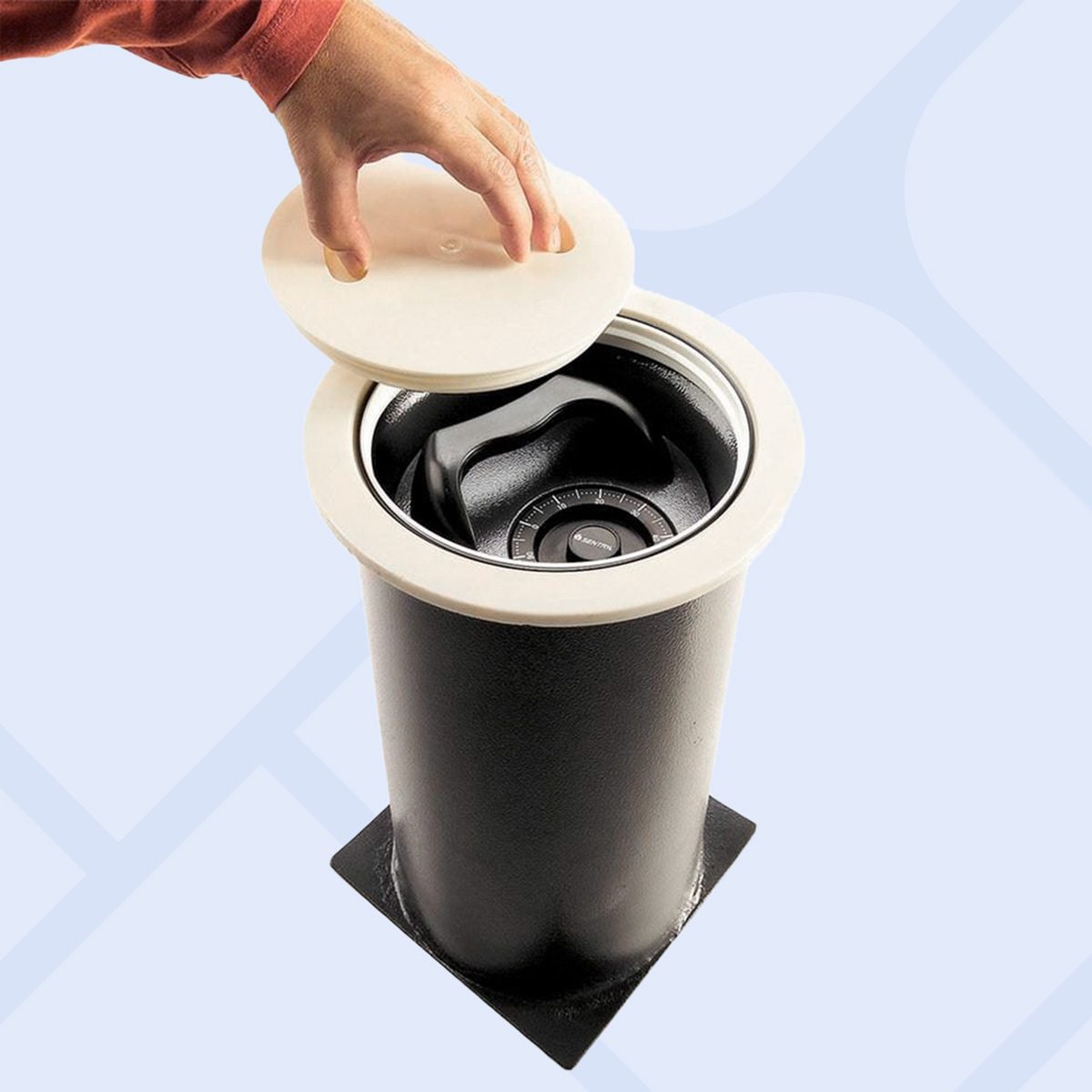cylinder floor safe