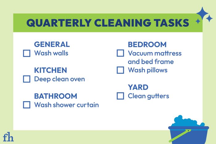Quarterly Cleaning Tasks