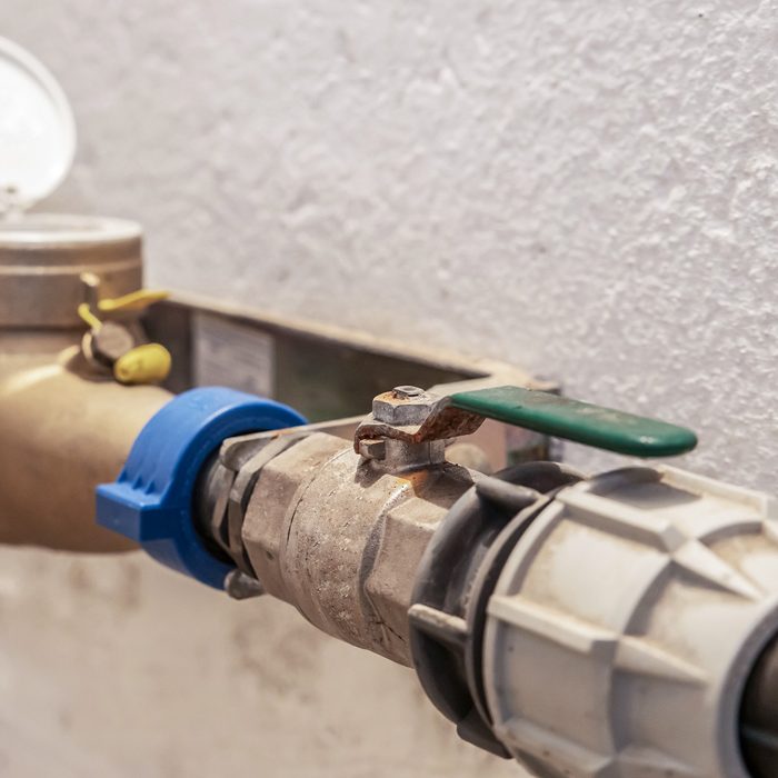 water shutoff valve