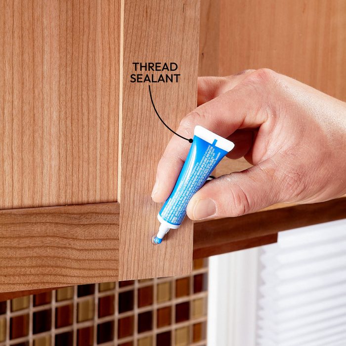 Use Thread Sealant to Keep the Screws Tight