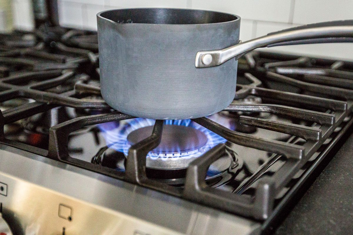 Gas Stove Cooking In Kitchen On Gas Stove Burner  Gettyimages 1794293924 Ksedit