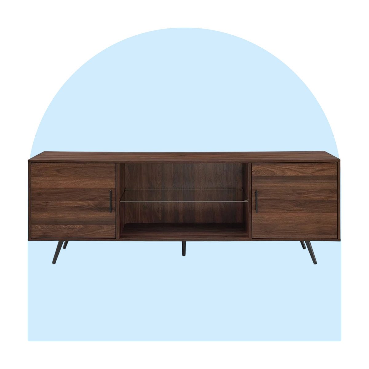Mid Century Two Door Tv Stand