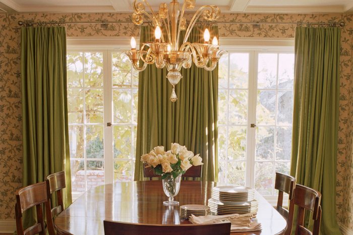 French Doors in Formal Dining Room