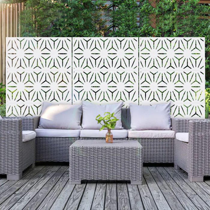 Miruo Metal Privacy Screen Fence