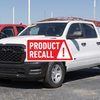 White 2025 Chrysler RAM 1500 with a red 