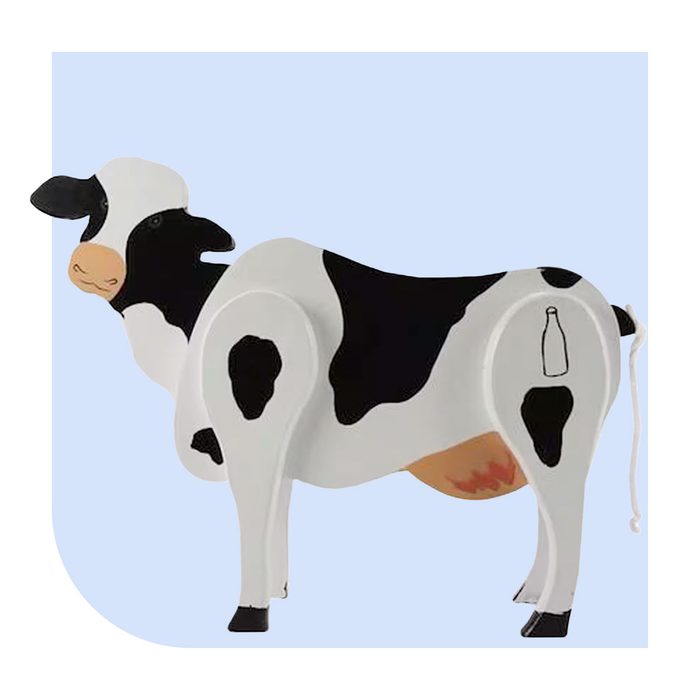 Ms. Cow Wooden Candy Dispenser